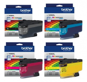 Kit 04 Cartucho De Tinta Original Brother LC406XL LC406XLS Mfc-j6955dw